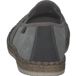 Rieker B5265, Slipper, Herren, Grau