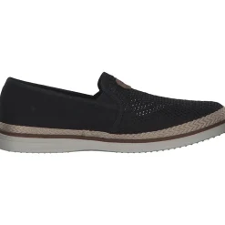 Rieker B2366, Sportliche Slipper, Herren, Schwarz