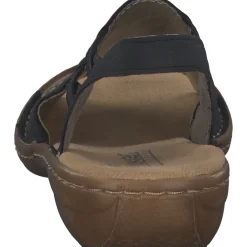 Rieker 608D1, Keilsandaletten, Damen, Schwarz