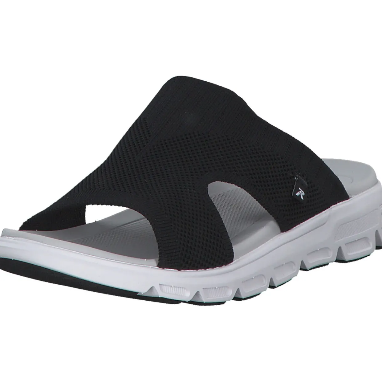 Rieker Evolution V8451, Plateau-Pantoletten, Damen, schwarz