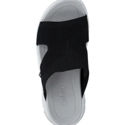Rieker Evolution V8451, Plateau-Pantoletten, Damen, schwarz