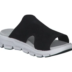 Rieker Evolution V8451, Plateau-Pantoletten, Damen, schwarz