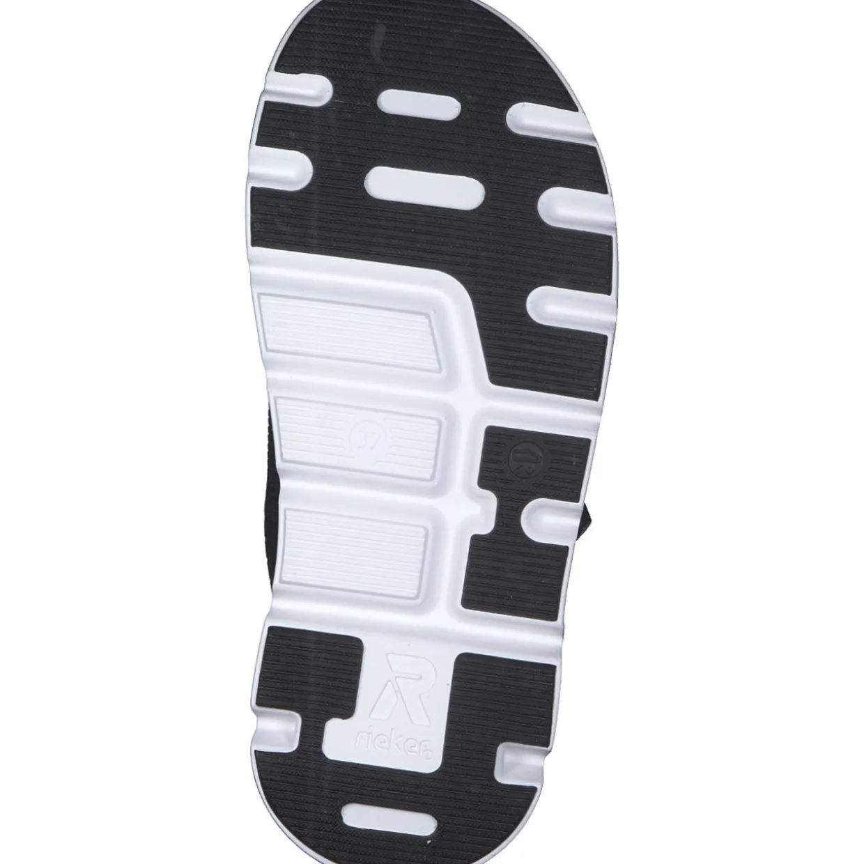 Rieker Evolution V8451, Plateau-Pantoletten, Damen, schwarz