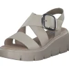 Rieker Evolution W1550, Plateau-Sandaletten, Damen, Beige