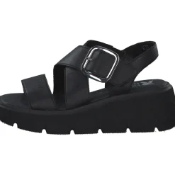 Rieker Evolution W1550, Plateau-Sandaletten, Damen, Schwarz