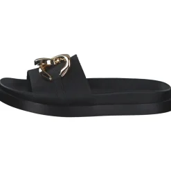 Rieker Evolution W1452, Plateau-Pantoletten, Damen, schwarz