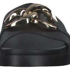 Rieker Evolution W1452, Plateau-Pantoletten, Damen, schwarz