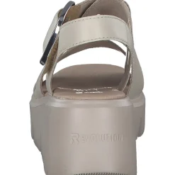 Rieker Evolution W1550, Plateau-Sandaletten, Damen, Beige