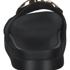 Rieker Evolution W1452, Plateau-Pantoletten, Damen, schwarz