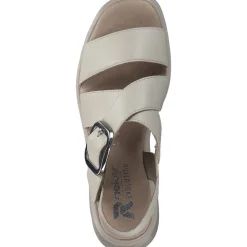 Rieker Evolution W1550, Plateau-Sandaletten, Damen, Beige