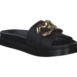 Rieker Evolution W1452, Plateau-Pantoletten, Damen, schwarz