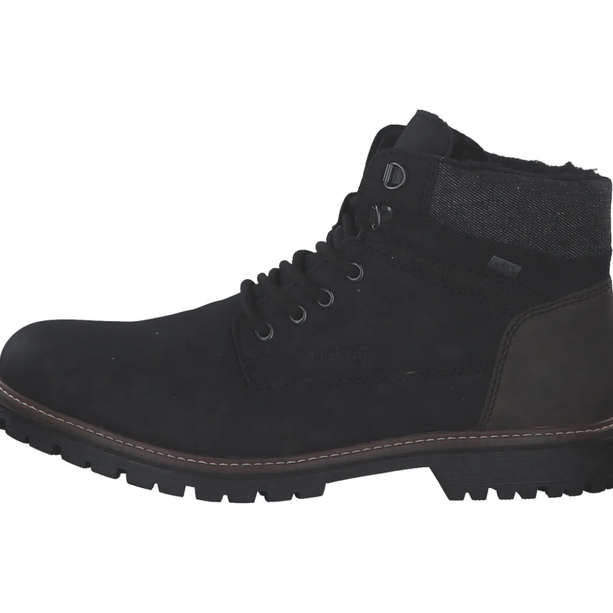 Rieker F3611, Stiefel, Herren, black/moro/schwarz
