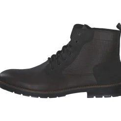 Rieker F4521, Stiefel, Herren, blei/anthrazit/mogano