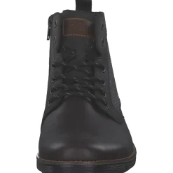 Rieker F4521, Stiefel, Herren, blei/anthrazit/mogano