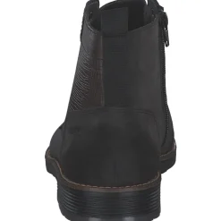 Rieker F4521, Stiefel, Herren, blei/anthrazit/mogano