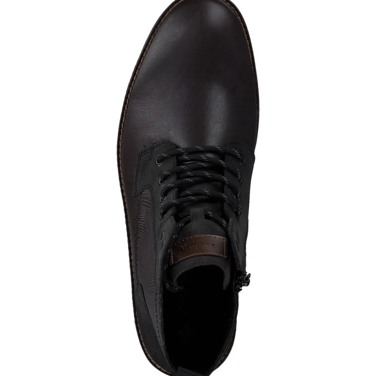 Rieker F4521, Stiefel, Herren, blei/anthrazit/mogano