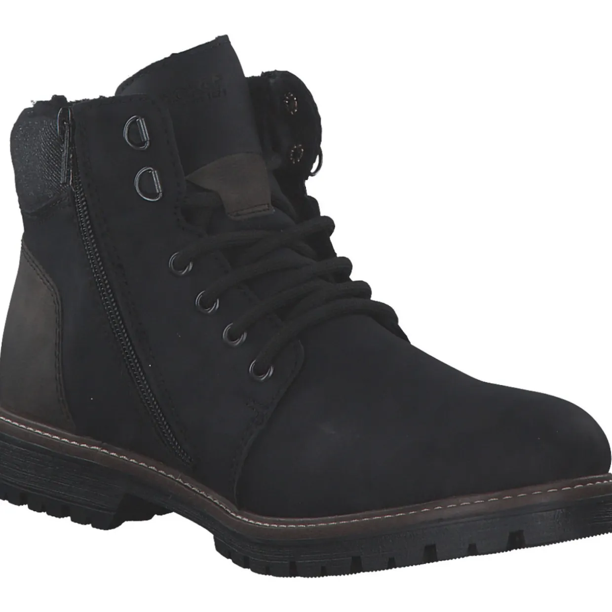 Rieker F3611, Stiefel, Herren, black/moro/schwarz