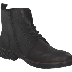 Rieker F4521, Stiefel, Herren, blei/anthrazit/mogano