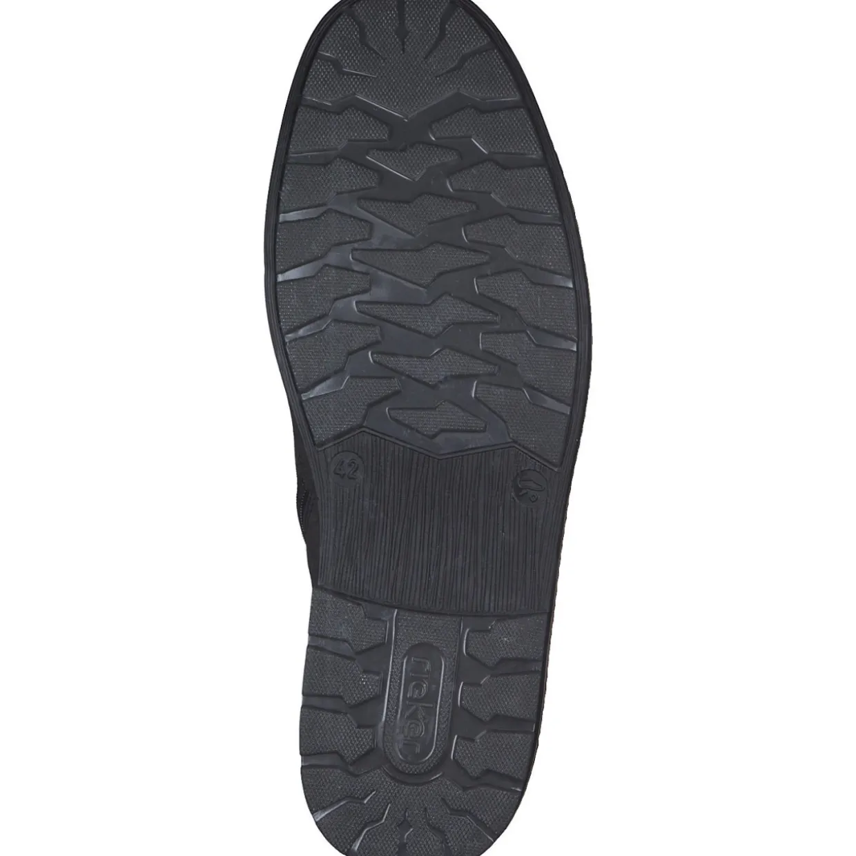 Rieker F4521, Stiefel, Herren, blei/anthrazit/mogano