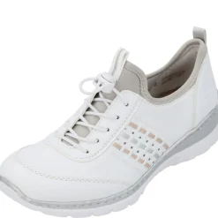 Rieker L3259, Schnürschuhe, Damen, Weiß