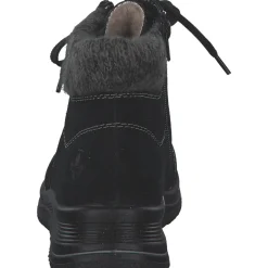 Rieker L7710-00, Schnürstiefel, Damen, schwarz/schwarz/anthrazit