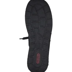 Rieker L7710-00, Schnürstiefel, Damen, schwarz/schwarz/anthrazit