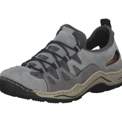 Rieker L0539, Slipper, Damen, cement/grey/blei