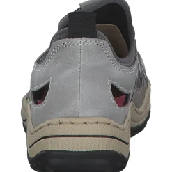 Rieker L0539, Slipper, Damen, cement/grey/blei