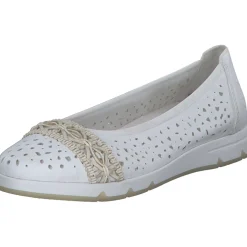 Rieker L3062, Slipper, Damen, weiss/offwhite