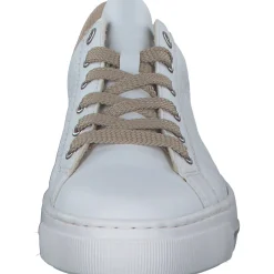 Rieker L88W2, Schnürschuhe, Damen, weiss/Rosa/Beige
