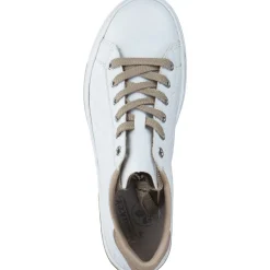 Rieker L88W2, Schnürschuhe, Damen, weiss/Rosa/Beige