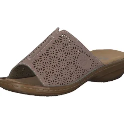 Rieker 608M9, Pantoletten & Badeschuhe, Damen, Rosa