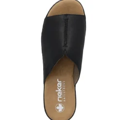 Rieker 629M9, Pantoletten, Damen, Schwarz