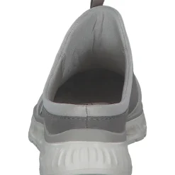 Rieker M6069, Plateau-Pantoletten, Damen, hellgrau/grey/steel/perlcloud