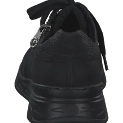 Rieker M0031, Schnürschuhe, Damen, schwarz/schwarz/schwarz