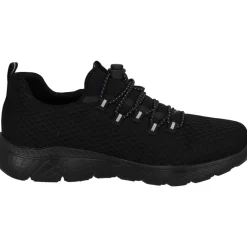Rieker M5070, Schnürschuhe, Damen, Schwarz