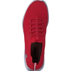 Rieker M5074, Schnürschuhe, Damen, flamme