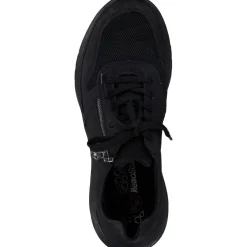Rieker M0031, Schnürschuhe, Damen, schwarz/schwarz/schwarz