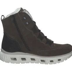 Rieker M6012-25, Schnürstiefel, Damen, erde/schwarz