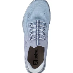 Rieker M5066, Slip-On-Sneaker, Damen, aqua-lilac/lilac