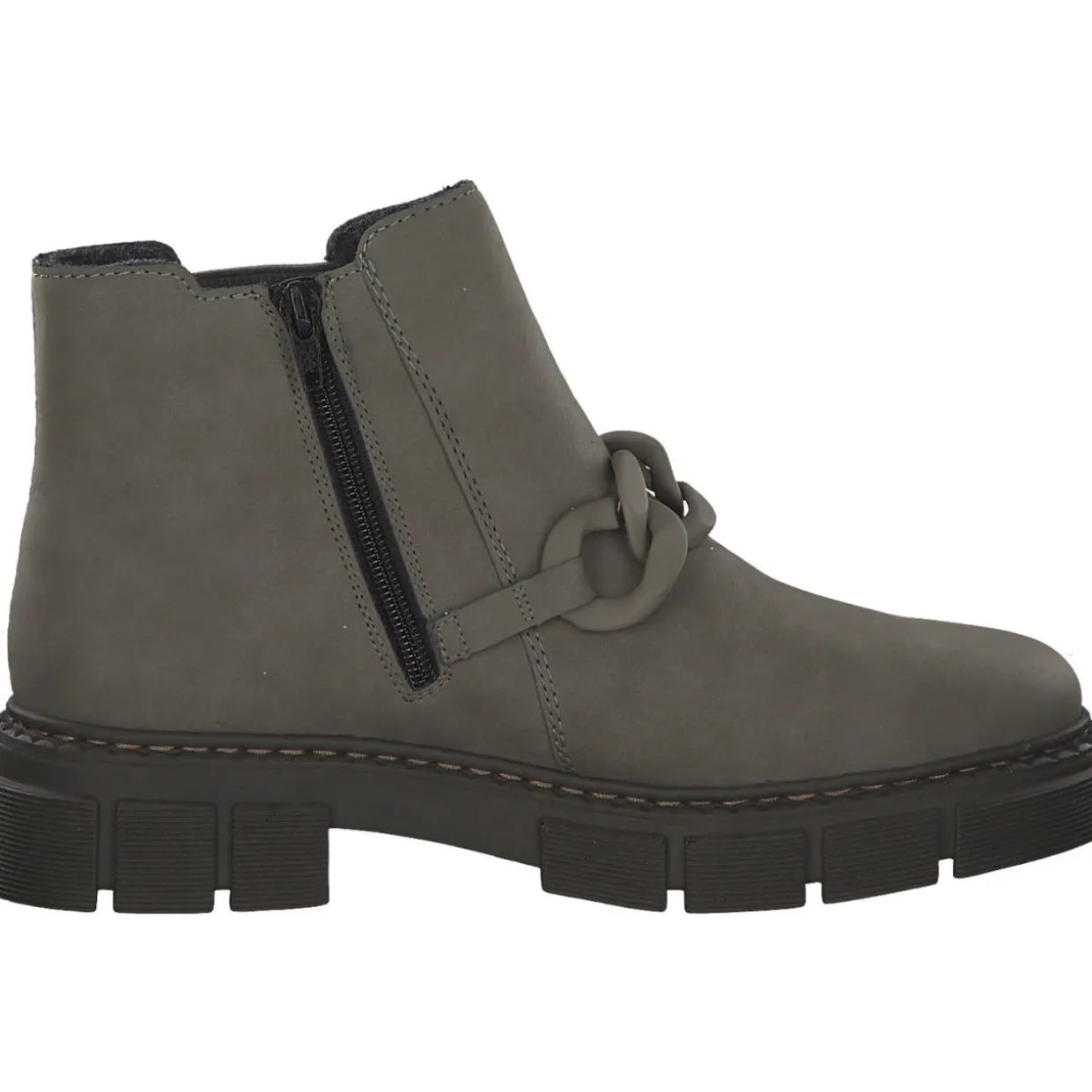 Rieker M3873, Stiefeletten, Damen, reed/reed