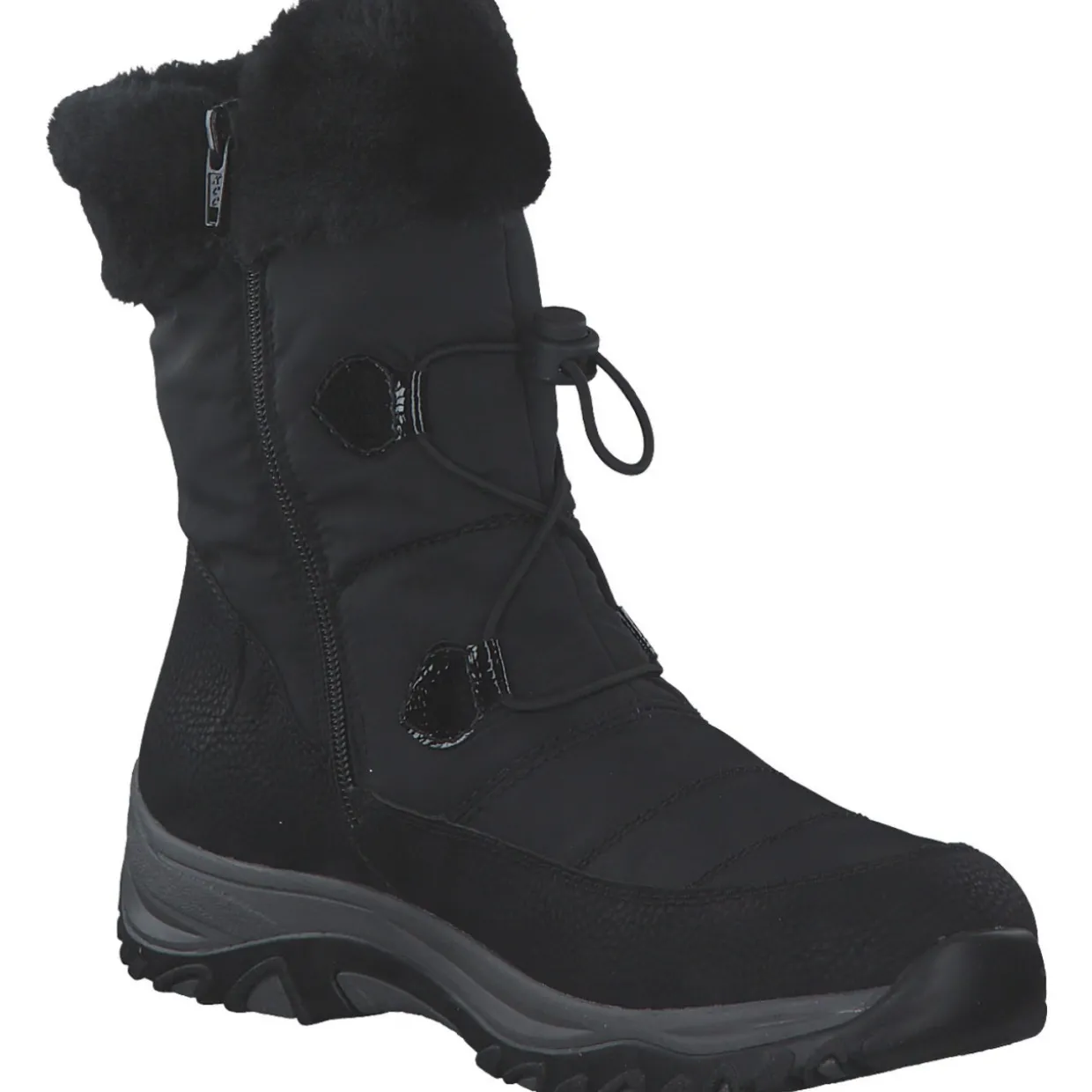 Rieker M9683, Winterstiefel, Damen, schwarz/schwarz/black/nero