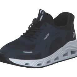 Rieker N5257, Schnürschuhe, Damen, pazifik/pazifik/pazifik/schwar