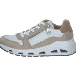 Rieker N5204, Schnürschuhe, Damen, ginger/weiss/lehm/marble
