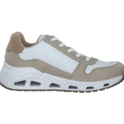 Rieker N5204, Schnürschuhe, Damen, ginger/weiss/lehm/marble