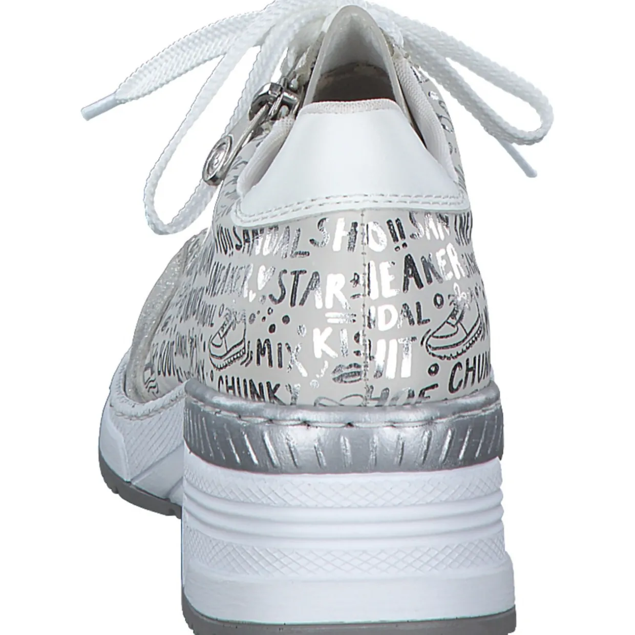 Rieker N4316, Schnürschuhe, Damen, Weiß
