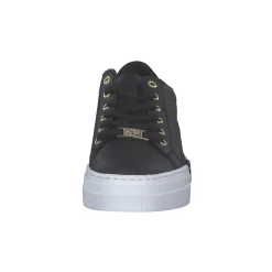 Rieker N4931, Schnürschuhe, Damen, schwarz/lightgold/schwarz