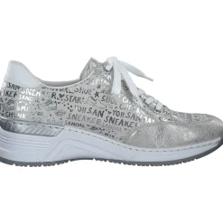 Rieker N4316, Schnürschuhe, Damen, Weiß
