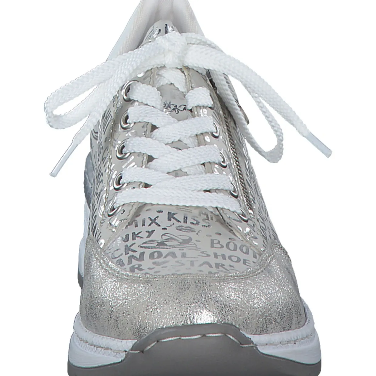 Rieker N4316, Schnürschuhe, Damen, Weiß