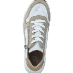 Rieker N5204, Schnürschuhe, Damen, ginger/weiss/lehm/marble